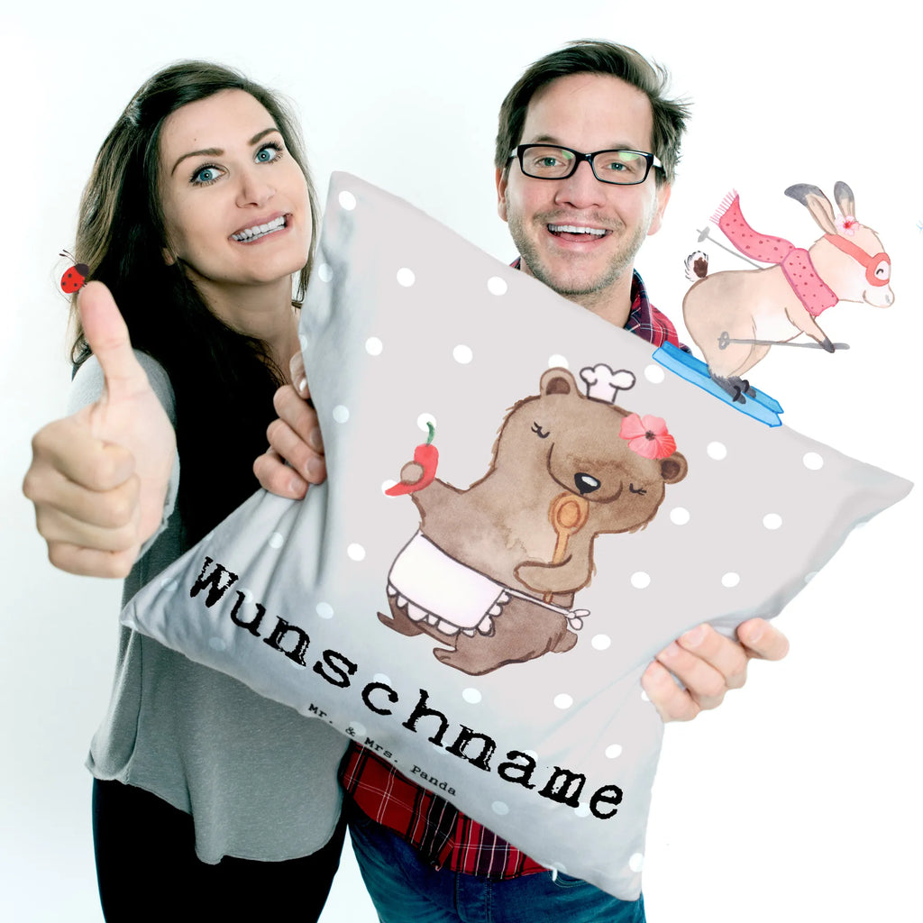 Personalised cushion Chef Heart gift, gift idea, best, farewell gift, passing exam, anniversary, retirement, promotion, job start, sayings, funny, profession