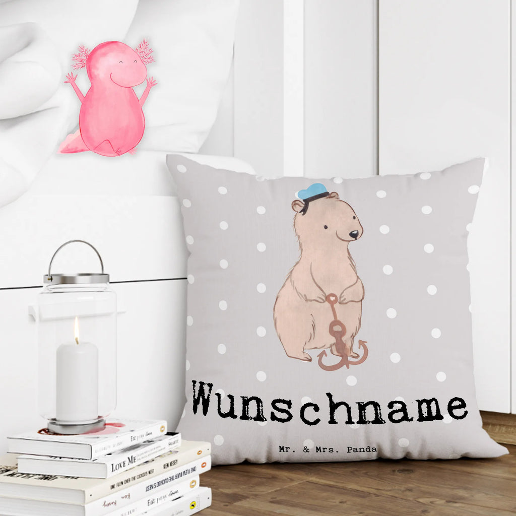 Personalisiertes Kissen Matrosin mit Herz Personalisiert, Kissen, Wunschname, Bedrucken, Kopfkissen, Name, Geschenk, Schenken, Jubiläum, Danke, Dankeschön, Beruf, Ausbildung, Abschied, Rente, Kollege, Kollegin, Arbeitskollege, Mitarbeiter, Firma, Matrosin, Seeleute, Schiff, Schiffsmechanikerin