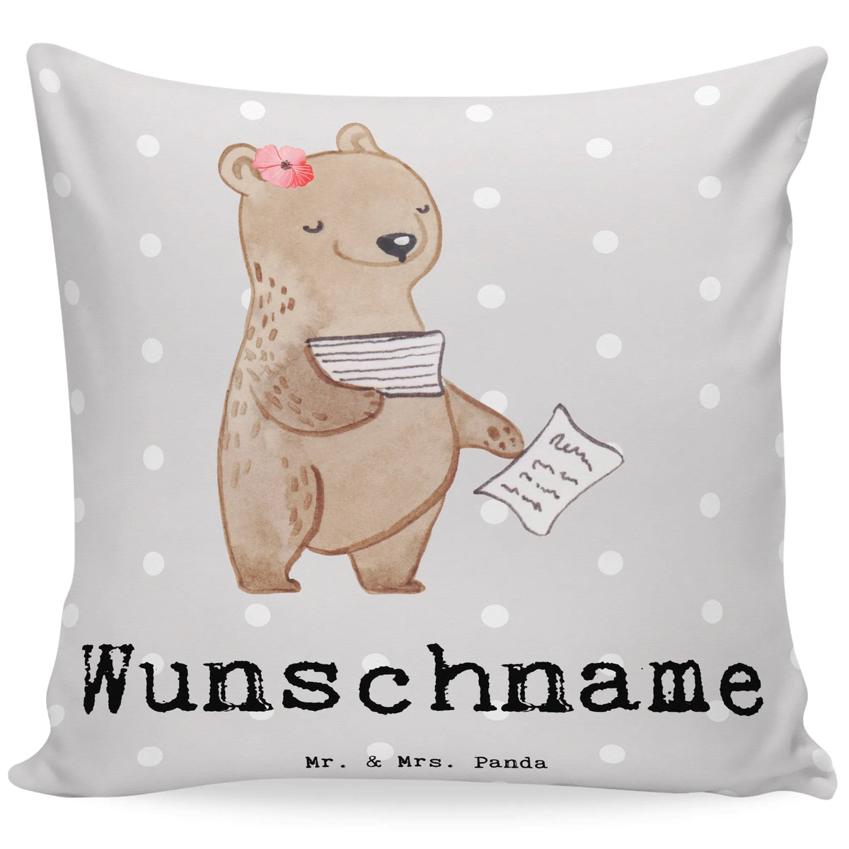 Personalizowana poduszka Pracownica biurowa Serce Zawód, Wykształcenie, Jubileusz, Pożegnanie, Emerytura, Kolega, Koleżanka, Prezent, Dawać, Pracownik, Współpracownik, Firma, Dziękuję, Dziękuję bardzo