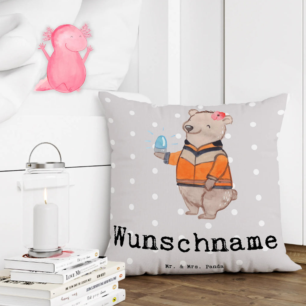 Personalised cushion Ambulance driver Heart gift, gift idea, best, farewell gift, passing exam, anniversary, retirement, promotion, job start, sayings, funny, profession