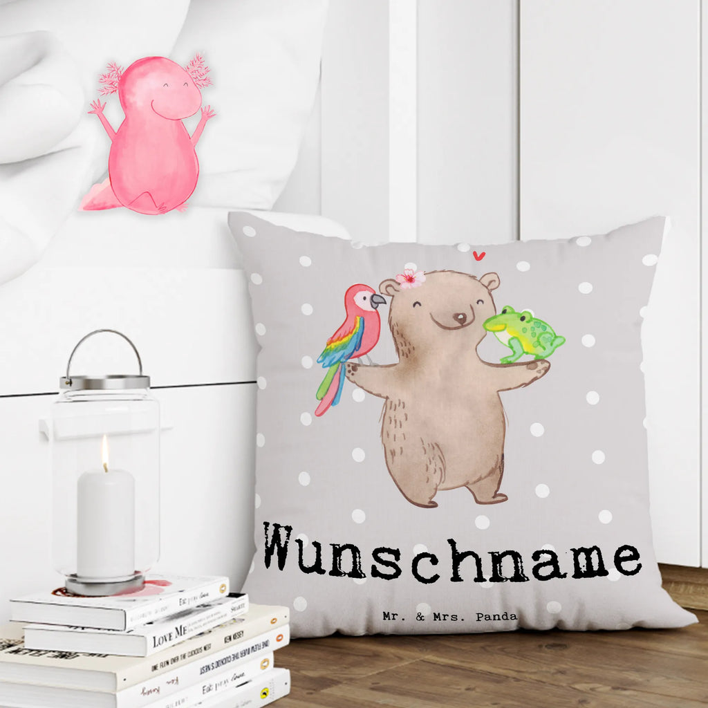 Personalised cushion Animal Keeper Heart gift, gift idea, best, farewell gift, passing exam, anniversary, retirement, promotion, job start, sayings, funny, profession