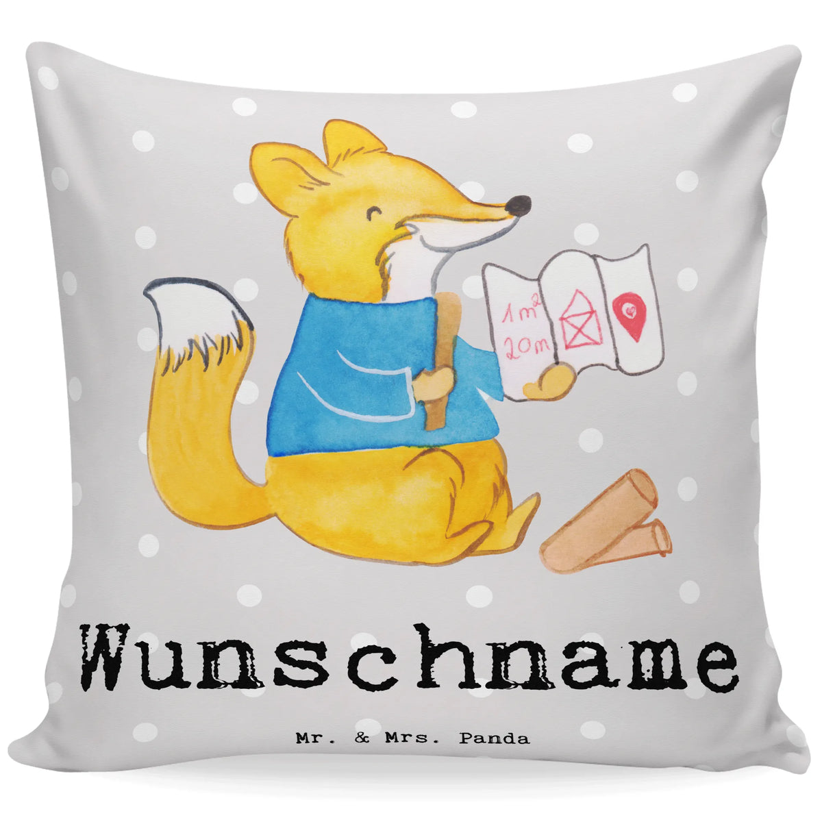Personalised cushion Construction draftsman heart gift, gift idea, best, farewell gift, passing exam, anniversary, retirement, promotion, job start, sayings, funny, profession