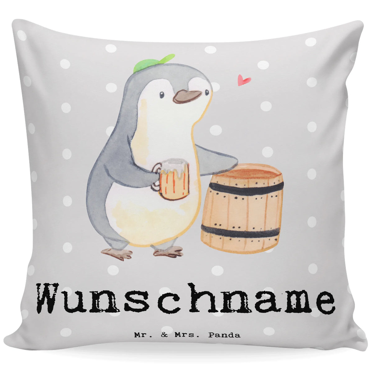 Personalizowana poduszka piwowar serce Zawód, Wykształcenie, Jubileusz, Pożegnanie, Emerytura, Kolega, Koleżanka, Prezent, Dawać, Pracownik, Współpracownik, Firma, Dziękuję, Dziękuję bardzo