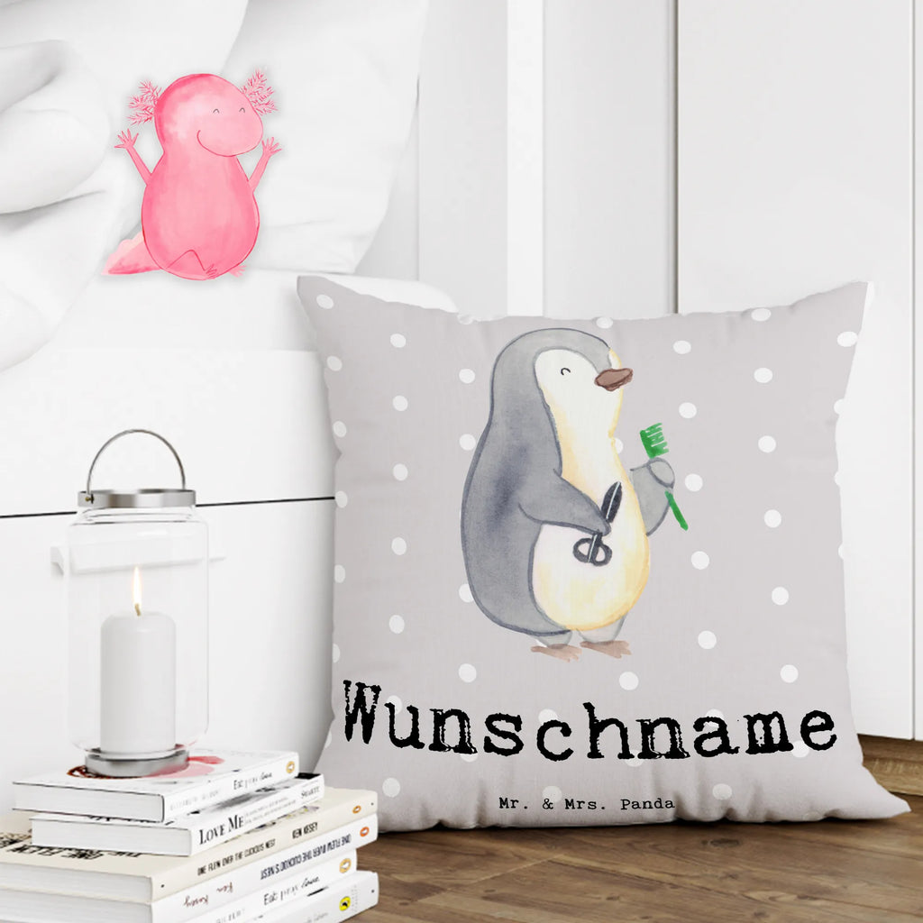 Personalised cushion Hairdresser Heart gift, gift idea, best, farewell gift, passing exam, anniversary, retirement, promotion, job start, sayings, funny, profession