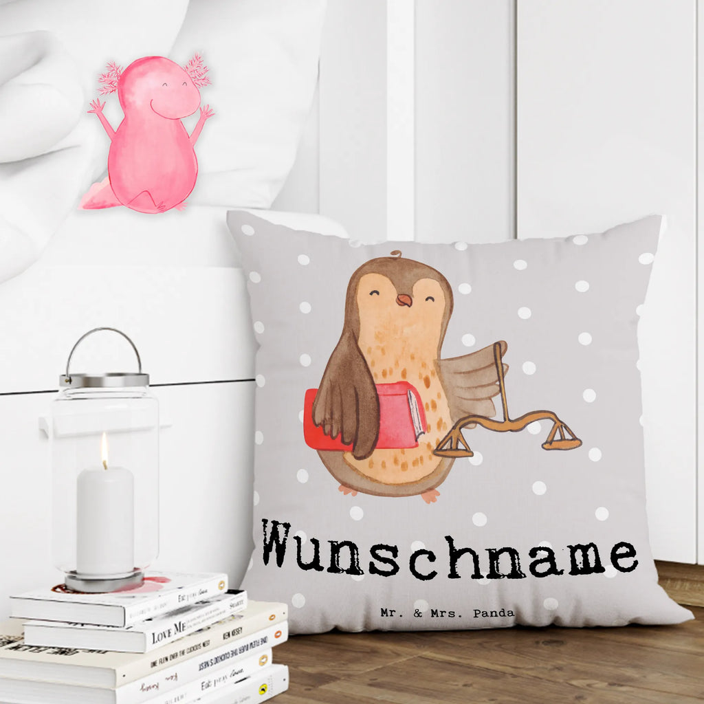 Personalised cushion jurist Heart gift, gift idea, best, farewell gift, passing exam, anniversary, retirement, promotion, job start, sayings, funny, profession