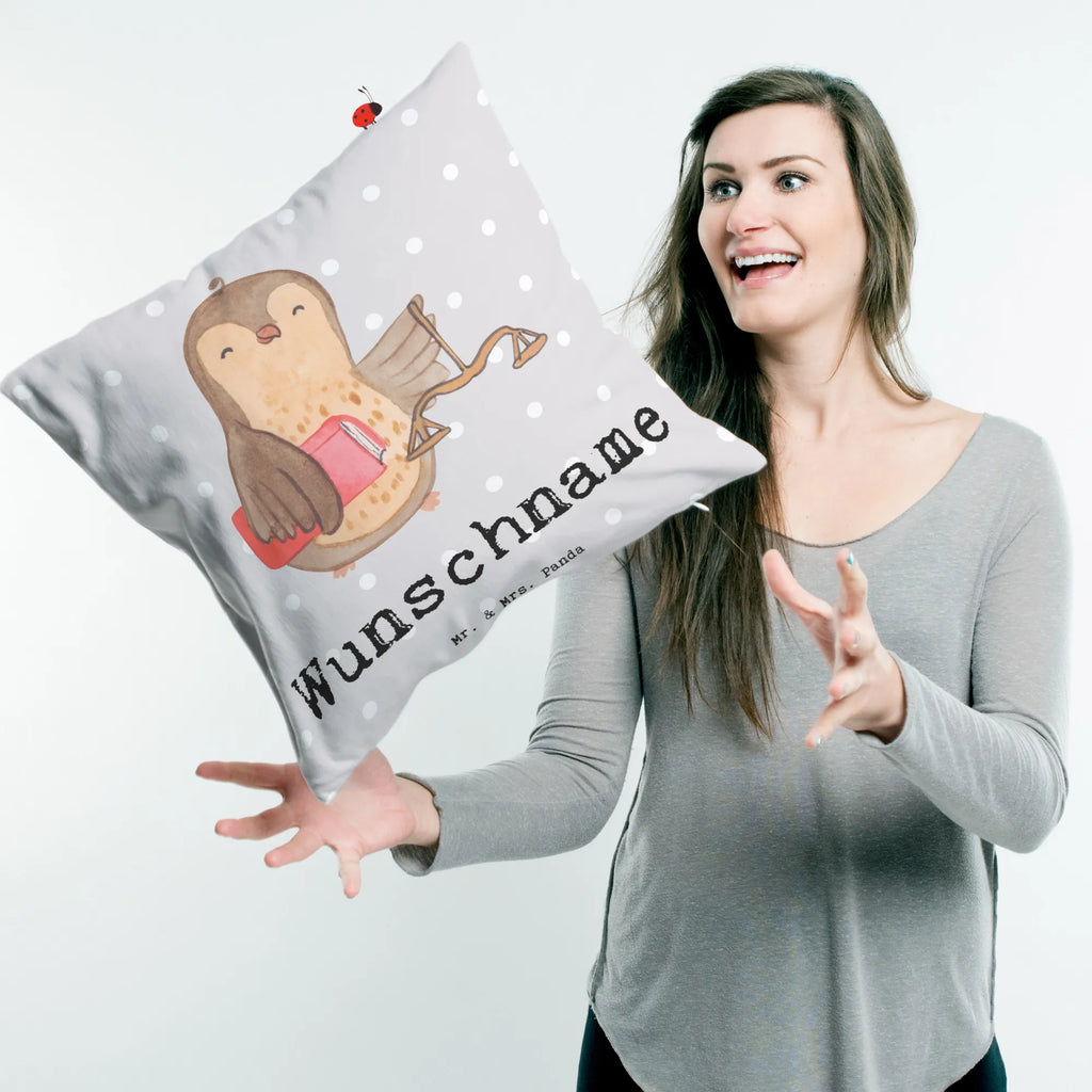 Personalised cushion jurist Heart gift, gift idea, best, farewell gift, passing exam, anniversary, retirement, promotion, job start, sayings, funny, profession