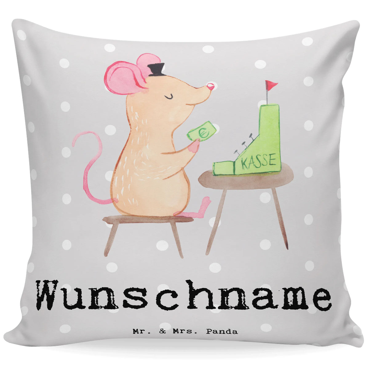 Personalizowana poduszka kasjer Serce Zawód, Wykształcenie, Jubileusz, Pożegnanie, Emerytura, Kolega, Koleżanka, Prezent, Dawać, Pracownik, Współpracownik, Firma, Dziękuję, Dziękuję bardzo