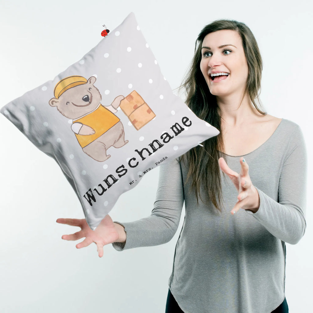 Personalised cushion Warehouse Worker heart gift, gift idea, best, farewell gift, passing exam, anniversary, retirement, promotion, job start, sayings, funny, profession