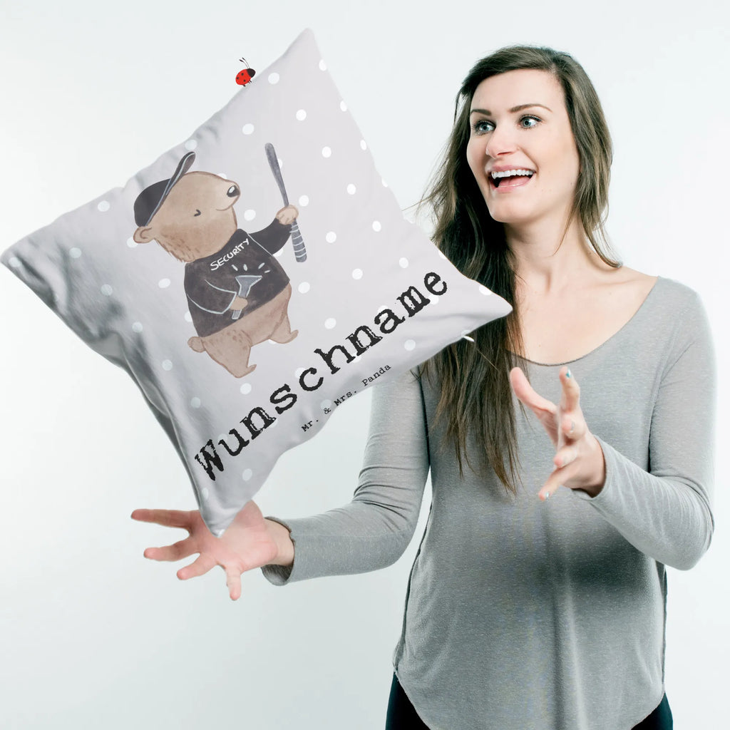 Personalised cushion Bodyguard heart gift, gift idea, best, farewell gift, passing exam, anniversary, retirement, promotion, job start, sayings, funny, profession