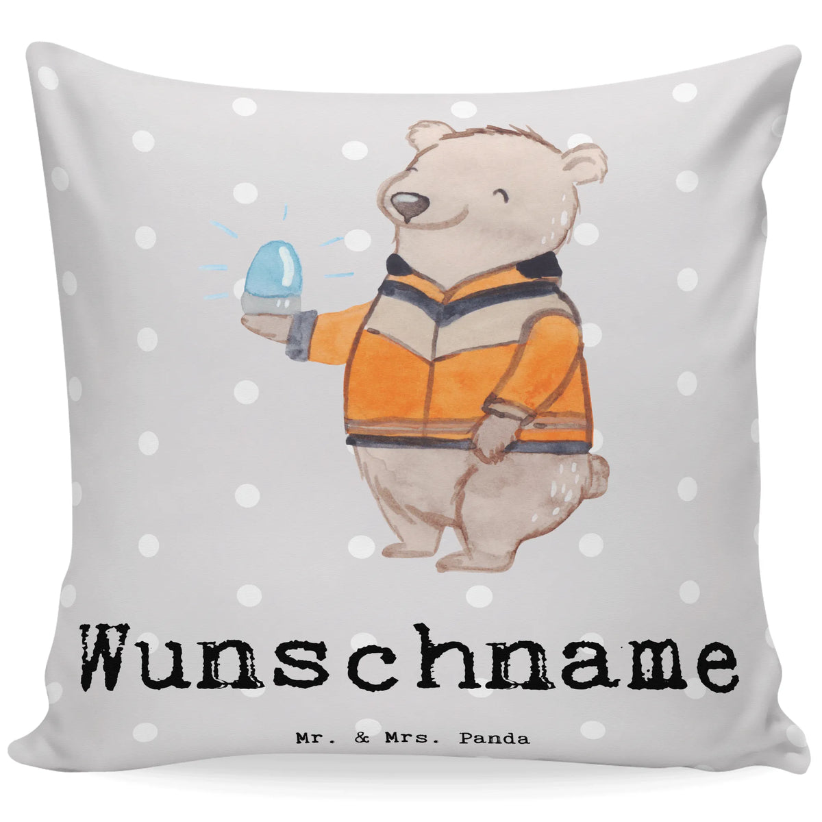 Personalised cushion ambulance driver Heart gift, gift idea, best, farewell gift, passing exam, anniversary, retirement, promotion, job start, sayings, funny, profession