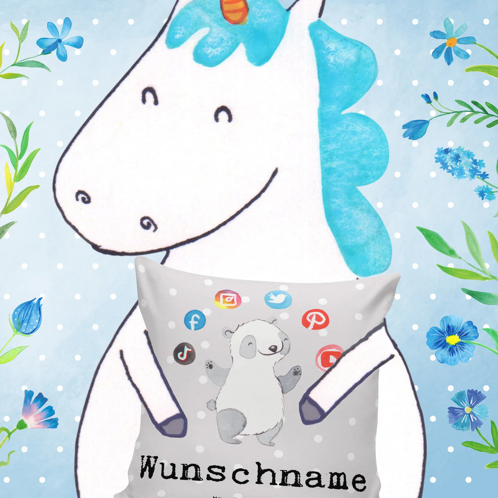 Personalizowana poduszka Manager mediów społecznościowych serce Zawód, Wykształcenie, Jubileusz, Pożegnanie, Emerytura, Kolega, Koleżanka, Prezent, Dawać, Pracownik, Współpracownik, Firma, Dziękuję, Dziękuję bardzo