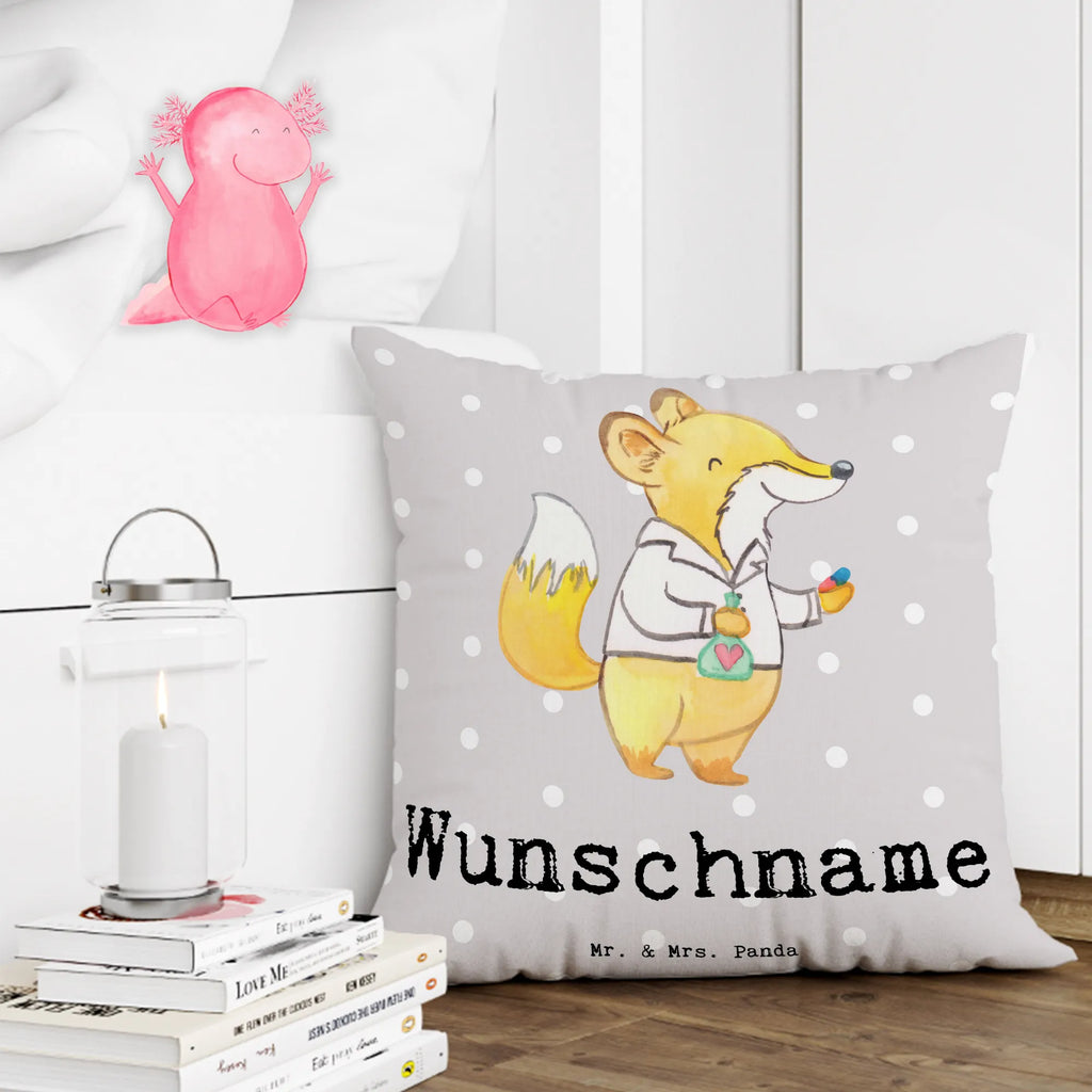 Personalised cushion Pharmacist Heart gift, gift idea, best, farewell gift, passing exam, anniversary, retirement, promotion, job start, sayings, funny, profession