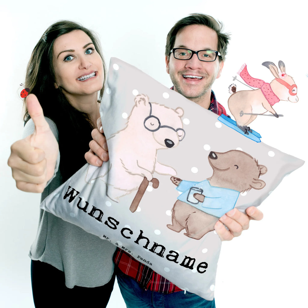 Personalised cushion Elderly Caregiver heart gift, gift idea, best, farewell gift, passing exam, anniversary, retirement, promotion, job start, sayings, funny, profession