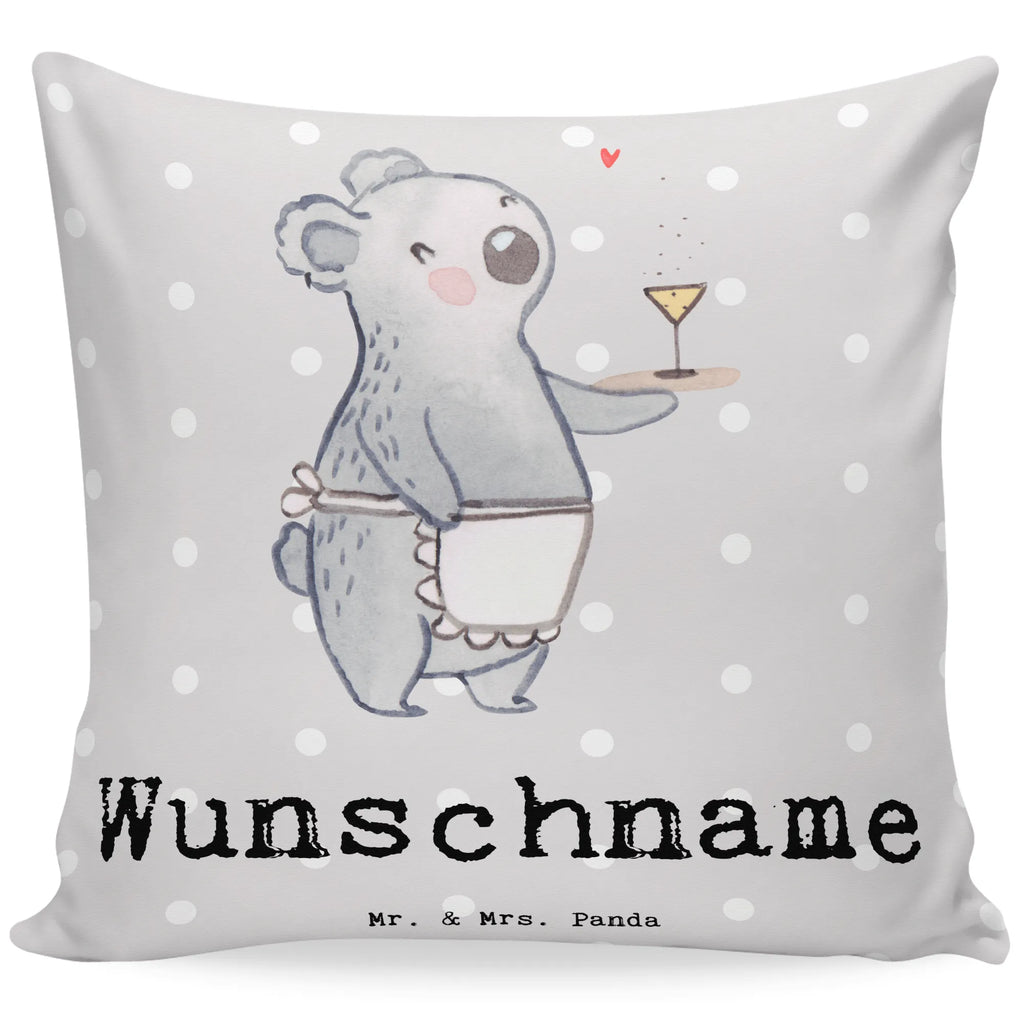 Personalised cushion Waitress heart gift, gift idea, best, farewell gift, passing exam, anniversary, retirement, promotion, job start, sayings, funny, profession