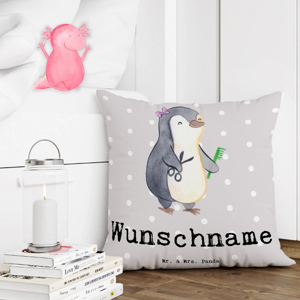 Personalizowana poduszka fryzjerka serce Zawód, Wykształcenie, Jubileusz, Pożegnanie, Emerytura, Kolega, Koleżanka, Prezent, Dawać, Pracownik, Współpracownik, Firma, Dziękuję, Dziękuję bardzo