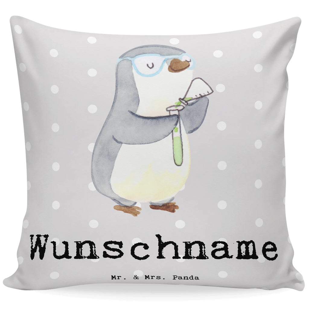 Personalised cushion Chemist Heart gift, gift idea, best, farewell gift, passing exam, anniversary, retirement, promotion, job start, sayings, funny, profession