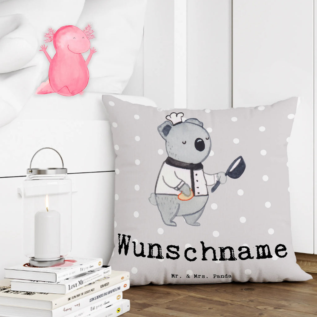 Personalisiertes Kissen Beikoch mit Herz Bedrucken, Wunschname, Kissen, Personalisiert, Name, Kopfkissen, Geschenk, Schenken, Jubiläum, Danke, Dankeschön, Beruf, Ausbildung, Abschied, Rente, Kollege, Kollegin, Arbeitskollege, Mitarbeiter, Firma, Spülhilfe, Jungkoch, Hilfskoch, Restaurant, Gastronomie, Küchenhilfe, Beikoch, Koch