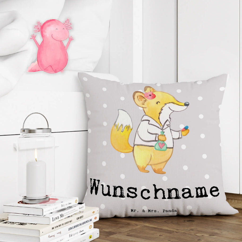 Personalised cushion Pharmacist Heart gift, gift idea, best, farewell gift, passing exam, anniversary, retirement, promotion, job start, sayings, funny, profession