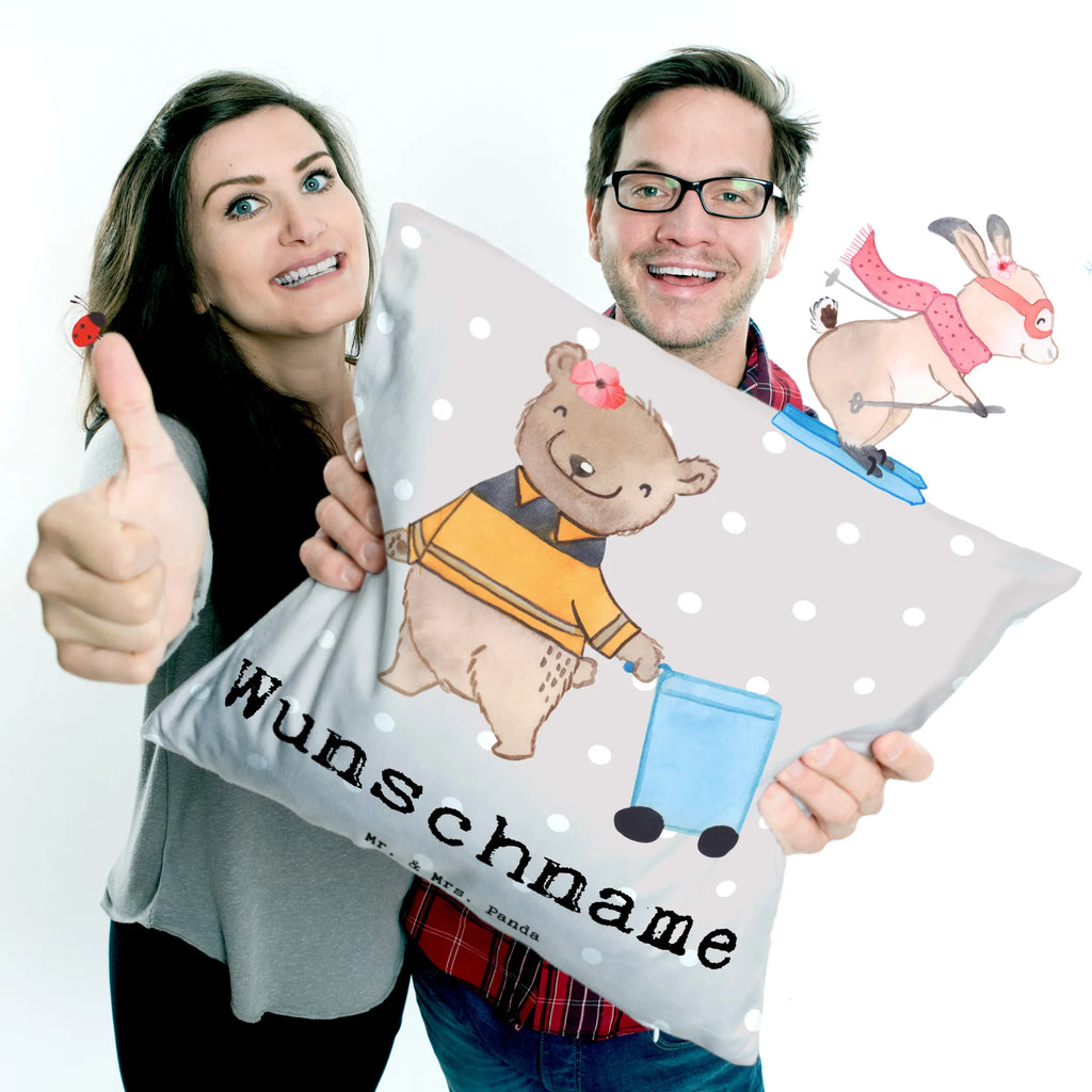 Personalised cushion Specialist - Circular Economy and Waste Management Heart gift, gift idea, best, farewell gift, passing exam, anniversary, retirement, promotion, job start, sayings, funny, profession