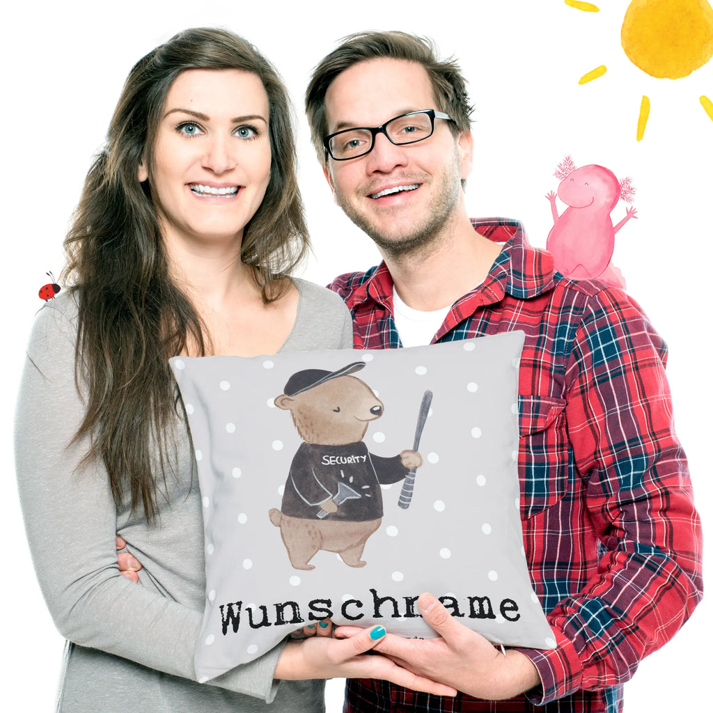 Personalised cushion Bodyguard heart gift, gift idea, best, farewell gift, passing exam, anniversary, retirement, promotion, job start, sayings, funny, profession