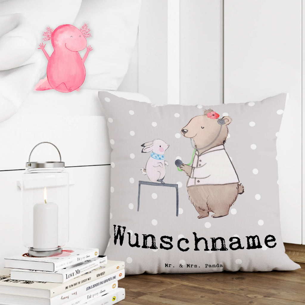 Personalised cushion Animal Naturopath Heart gift, gift idea, best, farewell gift, passing exam, anniversary, retirement, promotion, job start, sayings, funny, profession