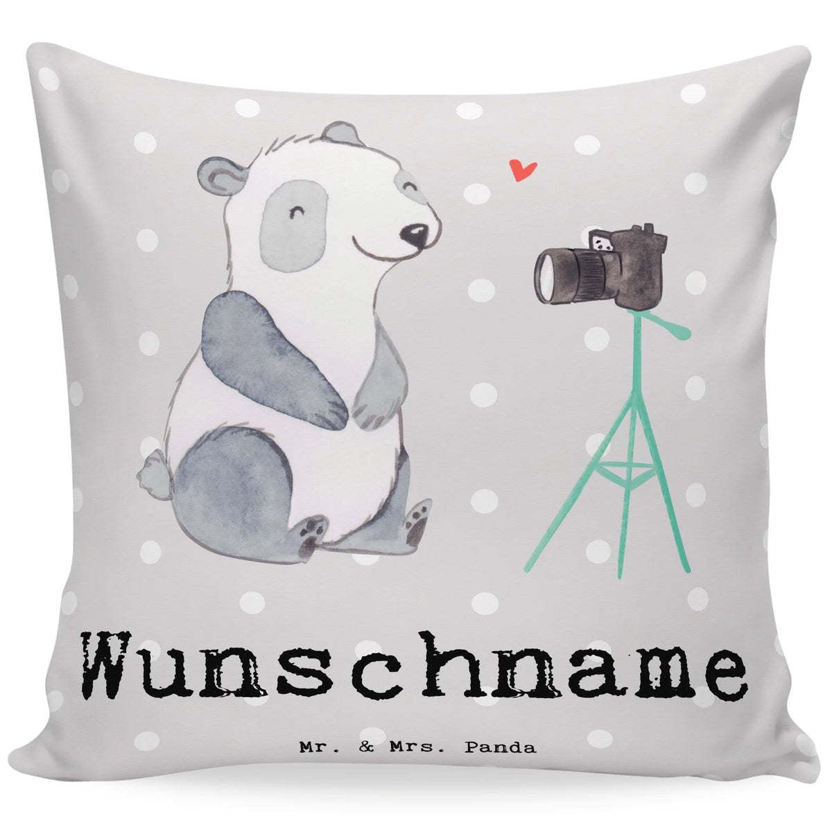 Personalised cushion Vlogger Heart gift, gift idea, best, farewell gift, passing exam, anniversary, retirement, promotion, job start, sayings, funny, profession