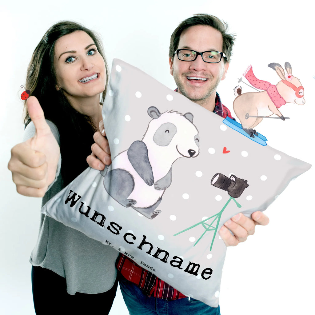 Personalised cushion Vlogger Heart gift, gift idea, best, farewell gift, passing exam, anniversary, retirement, promotion, job start, sayings, funny, profession