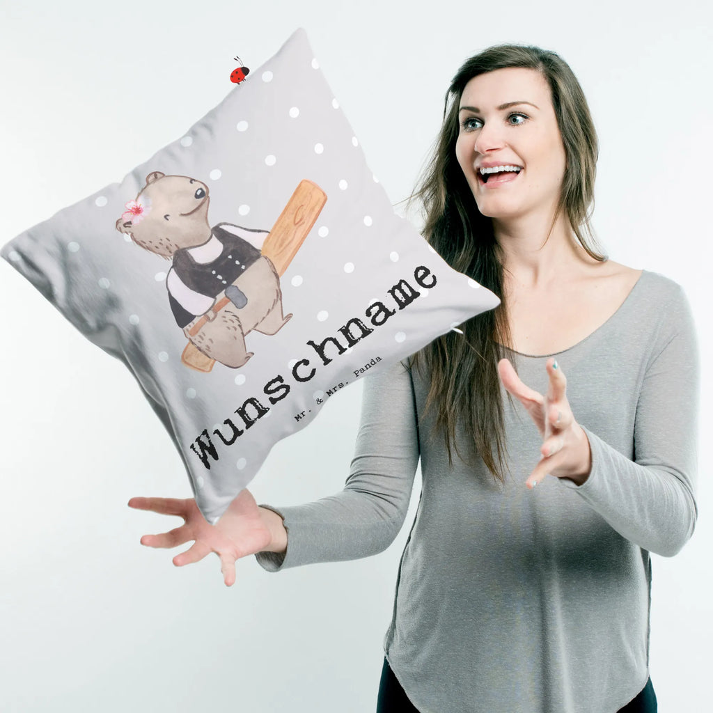 Personalised cushion Carpenter (female) heart gift, gift idea, best, farewell gift, passing exam, anniversary, retirement, promotion, job start, sayings, funny, profession