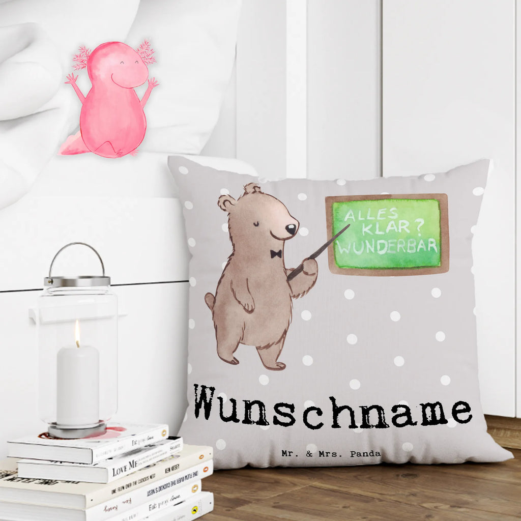 Personalised cushion Lecturer Heart gift, gift idea, best, farewell gift, passing exam, anniversary, retirement, promotion, job start, sayings, funny, profession