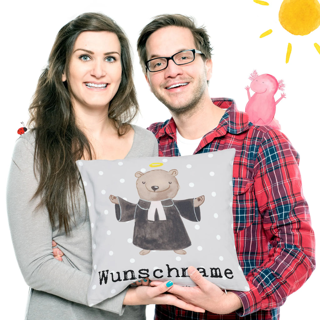 Personalisiertes Kissen Religionslehrer mit Herz Name, bedrucken, Kopfkissen, Kissen, Wunschname, personalisiert, Beruf, Ausbildung, Jubiläum, Abschied, Rente, Kollege, Kollegin, Geschenk, Schenken, Arbeitskollege, Mitarbeiter, Firma, Danke, Dankeschön, Grundschule, Religionslehrer, Schule, Reli Lehrer