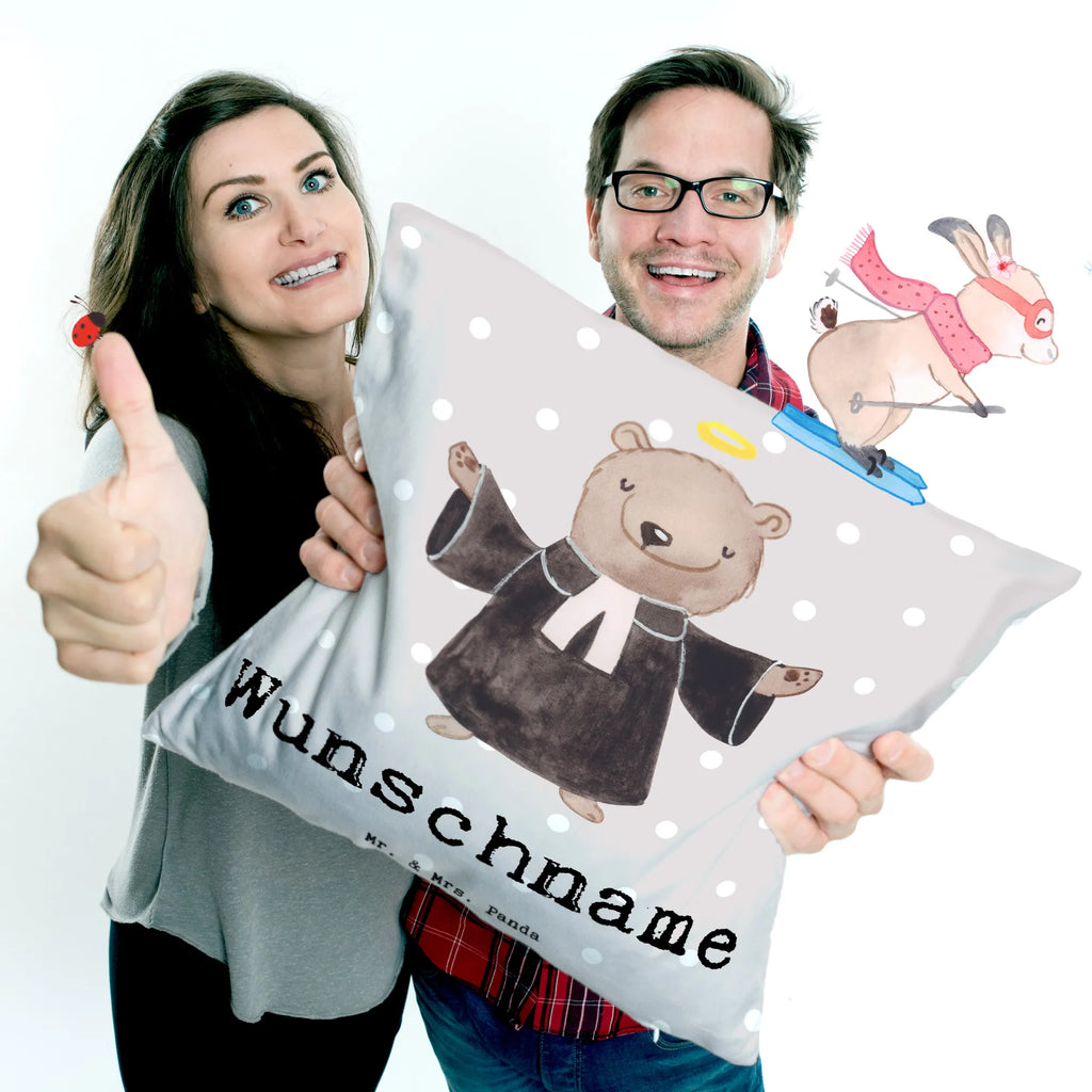 Personalisiertes Kissen Religionslehrer mit Herz Name, bedrucken, Kopfkissen, Kissen, Wunschname, personalisiert, Beruf, Ausbildung, Jubiläum, Abschied, Rente, Kollege, Kollegin, Geschenk, Schenken, Arbeitskollege, Mitarbeiter, Firma, Danke, Dankeschön, Grundschule, Religionslehrer, Schule, Reli Lehrer