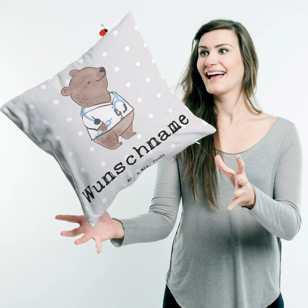 Personalised cushion Doctor heart gift, gift idea, best, farewell gift, passing exam, anniversary, retirement, promotion, job start, sayings, funny, profession