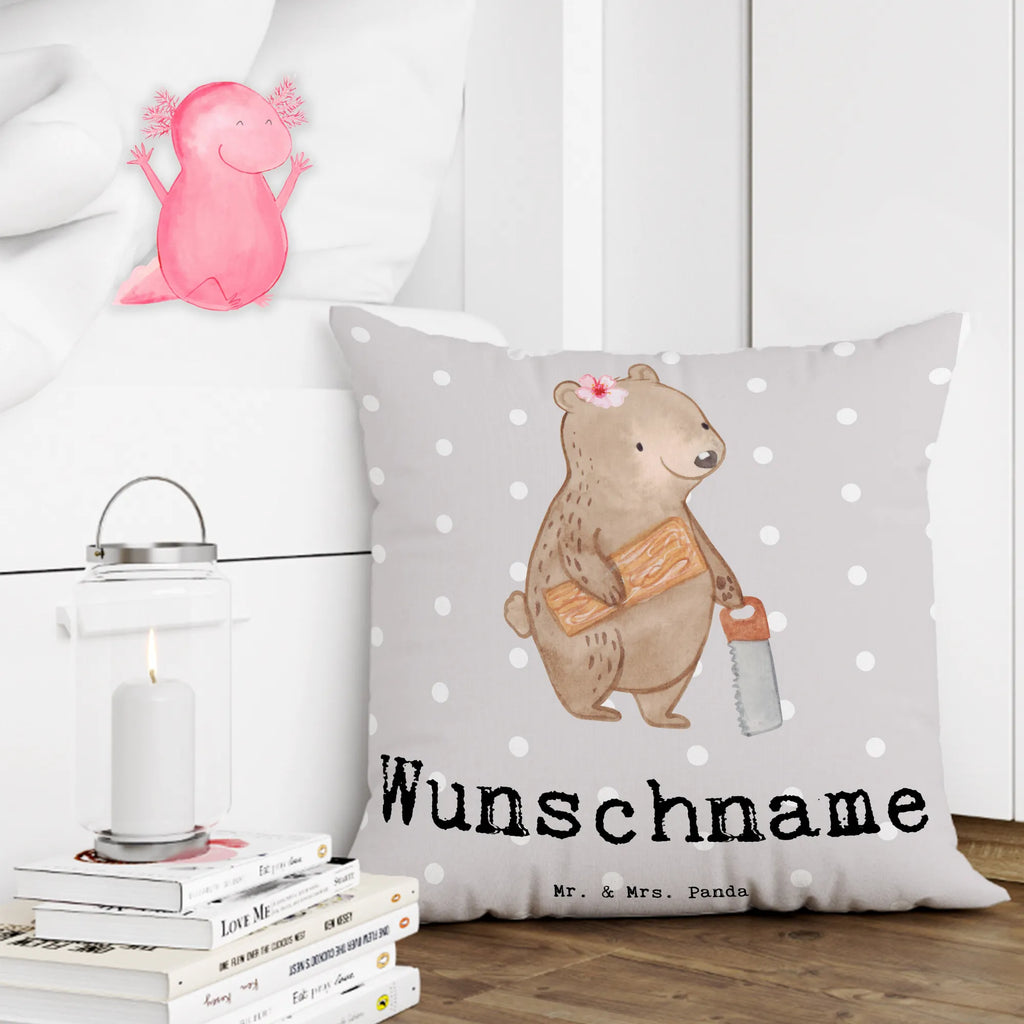 Personalised cushion Restorer Heart gift, gift idea, best, farewell gift, passing exam, anniversary, retirement, promotion, job start, sayings, funny, profession