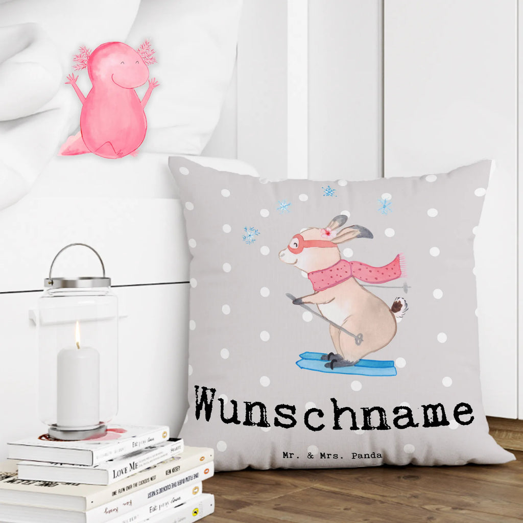 Personalised cushion ski instructor Heart gift, gift idea, best, farewell gift, passing exam, anniversary, retirement, promotion, job start, sayings, funny, profession