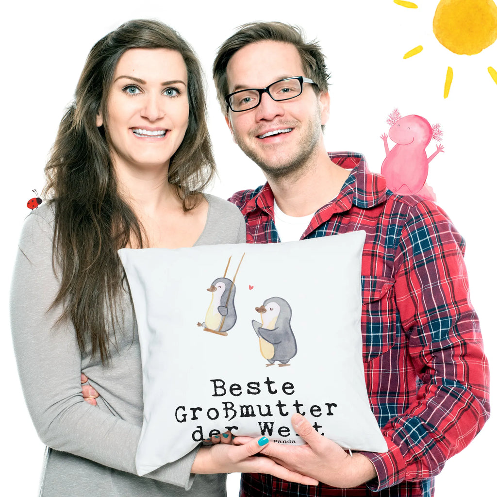 40x40 Kissen Pinguin Beste Großmutter der Welt Sofakissen, Dekokissen, sitzkissen, Sofakissen 40x40, Kissenhülle 40x40, Dekokissen 40x40, sofakissen, Kissen 40x40 Waschbar, Zierkissen, Dekokissen Sofa, Kissenbezüge, Couchkissen, Kissen 40x40, Kissenhülle, Motivkissen, Kopfkissen, Kissenbezug 40x40, Kissen, Kopfkissen 40x40, für, Dankeschön, Geschenk, Schenken, Geburtstag, Geburtstagsgeschenk, Geschenkidee, Danke, Bedanken, Mitbringsel, Freude machen, Geschenktipp, Omi, Oma geworden, Grosseltern, Oma, Großmutter
