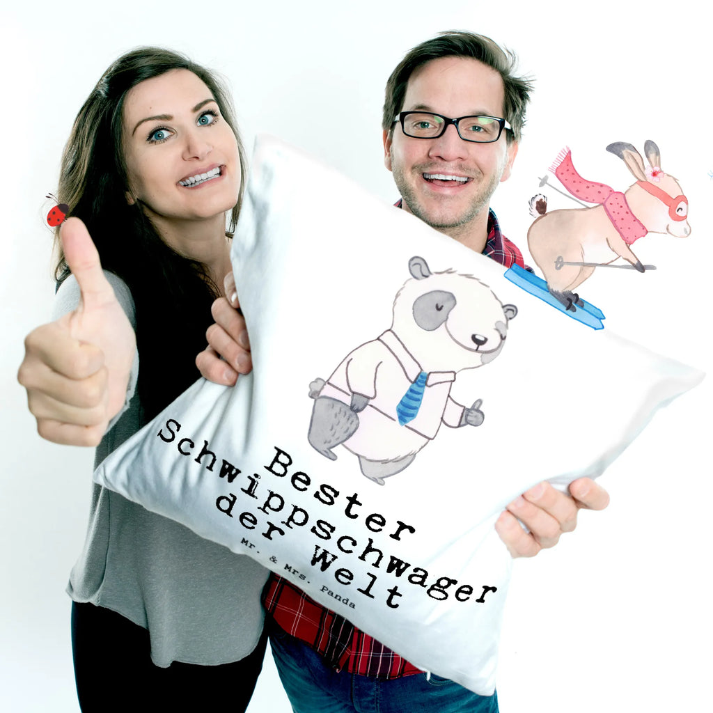 40x40 Kissen Panda Bester Schwippschwager der Welt Sofakissen, Couchkissen, Kissenhülle 40x40, Dekokissen 40x40, Kissen 40x40, Kissenhülle, sofakissen, Kopfkissen, Kissen, Kopfkissen 40x40, Kissenbezug 40x40, Sofakissen 40x40, Kissenbezüge, Kissen 40x40 Waschbar, Motivkissen, Dekokissen, Zierkissen, Dekokissen Sofa, sitzkissen, für, Dankeschön, Geschenk, Schenken, Geburtstag, Geburtstagsgeschenk, Geschenkidee, Danke, Bedanken, Mitbringsel, Freude machen, Geschenktipp, Familie, Schwager, Schwippschwager, Schwager des Ehepartners, Schwipschwager, Schwibschwager, Verwandtschaft, angeheiratet