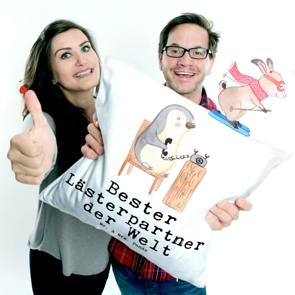 40x40 Kissen Pinguin Bester Lästerpartner der Welt Kissenbezug 40x40, Kissen 40x40 Waschbar, Sofakissen, Kopfkissen 40x40, Kissen 40x40, Kissenhülle 40x40, Dekokissen 40x40, Kissen, sitzkissen, Zierkissen, Dekokissen, Kissenbezüge, Dekokissen Sofa, sofakissen, Sofakissen 40x40, Kopfkissen, Motivkissen, Couchkissen, Kissenhülle, für, Dankeschön, Geschenk, Schenken, Geburtstag, Geburtstagsgeschenk, Geschenkidee, Danke, Bedanken, Mitbringsel, Freude machen, Geschenktipp, Lesterpartner, Lästern, lestern, bff, Spaß, beste Freundin, Lästerschwester, Lästerpartner, Freundin