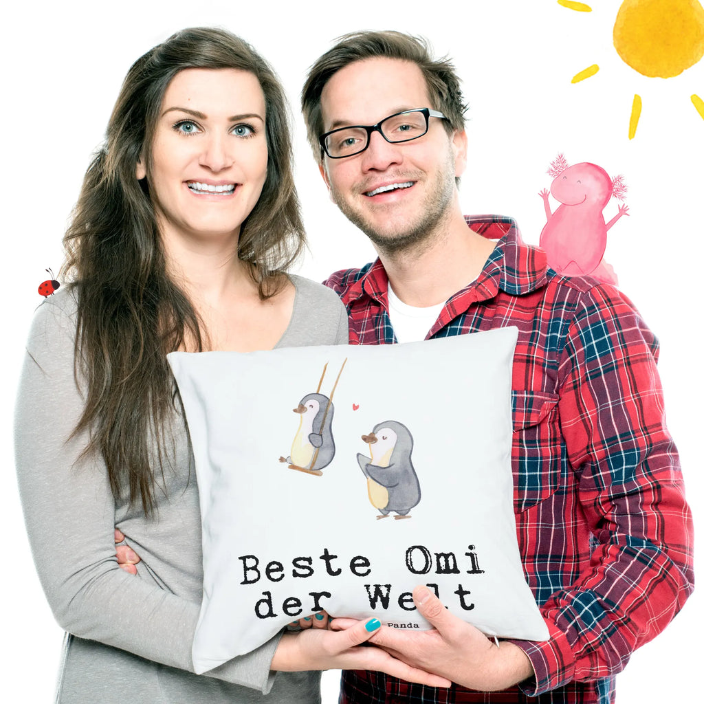 40x40 poduszka pingwin Najlepsza Babcia na świecie dla, Dziękuję, Prezent, Wręczyć, Urodziny, Prezent urodzinowy, Pomysł na prezent, Podziękować, Upominek, Sprawić radość, Tip na prezent