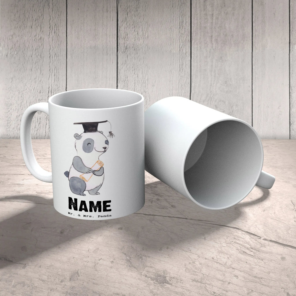 Personalisierte Tasse Panda Bester Student der Welt Tasse mit Namen, Wunschname, Namen, Personalisierte Tasse, Drucken, Personalisiert, Namenstasse, Tasse, Geschenkidee, Geschenk, Schenken, Mitbringsel, Geburtstag, Geburtstagsgeschenk, für, Danke, Dankeschön, Bedanken, Freude machen, Geschenktipp, Alumni, Musterschüler, Studenten, Sohn, Spaß, Universität, Student, Studium, Studienabschluss, Witzig, Uni, Hochschule, Abschluss, Lustig