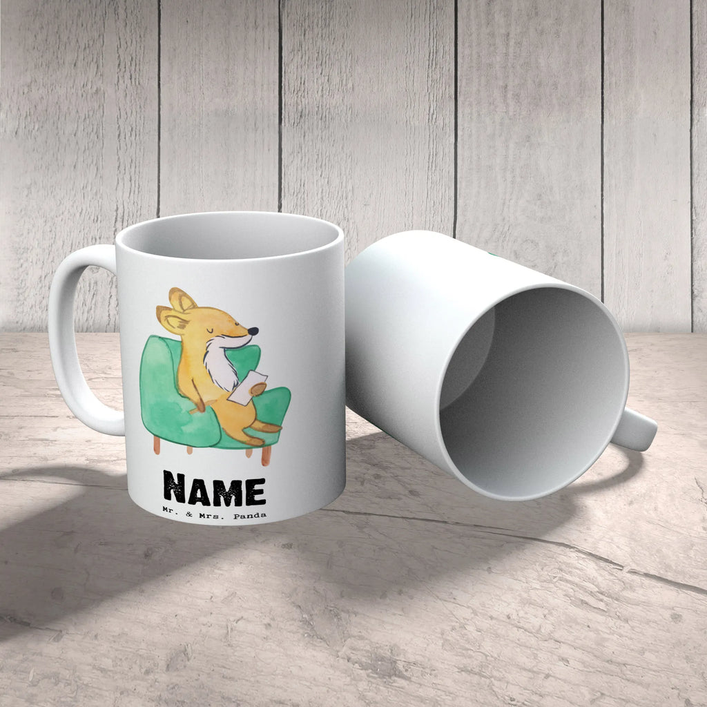 Personalisierte Tasse Fuchs Bester Zuhörer der Welt Personalisiert, Wunschname, Namenstasse, Tasse mit Namen, Tasse, Namen, Personalisierte Tasse, Drucken, für, Dankeschön, Geschenk, Schenken, Geburtstag, Geburtstagsgeschenk, Geschenkidee, Danke, Bedanken, Mitbringsel, Freude machen, Geschenktipp, offenes Ohr, Freundin, Freund, Hilfe, Zuhörer, Hilfsbereit