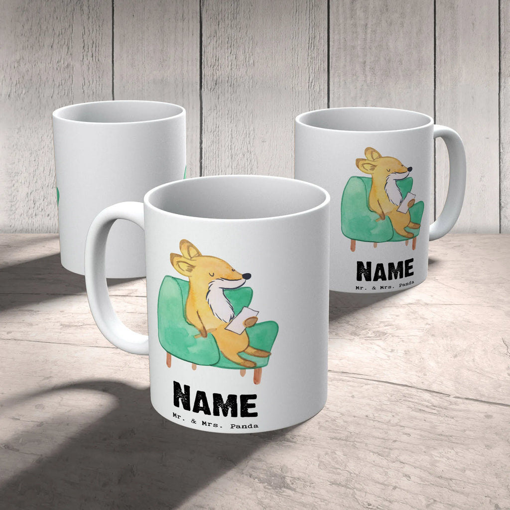 Personalisierte Tasse Fuchs Bester Zuhörer der Welt Personalisiert, Wunschname, Namenstasse, Tasse mit Namen, Tasse, Namen, Personalisierte Tasse, Drucken, für, Dankeschön, Geschenk, Schenken, Geburtstag, Geburtstagsgeschenk, Geschenkidee, Danke, Bedanken, Mitbringsel, Freude machen, Geschenktipp, offenes Ohr, Freundin, Freund, Hilfe, Zuhörer, Hilfsbereit