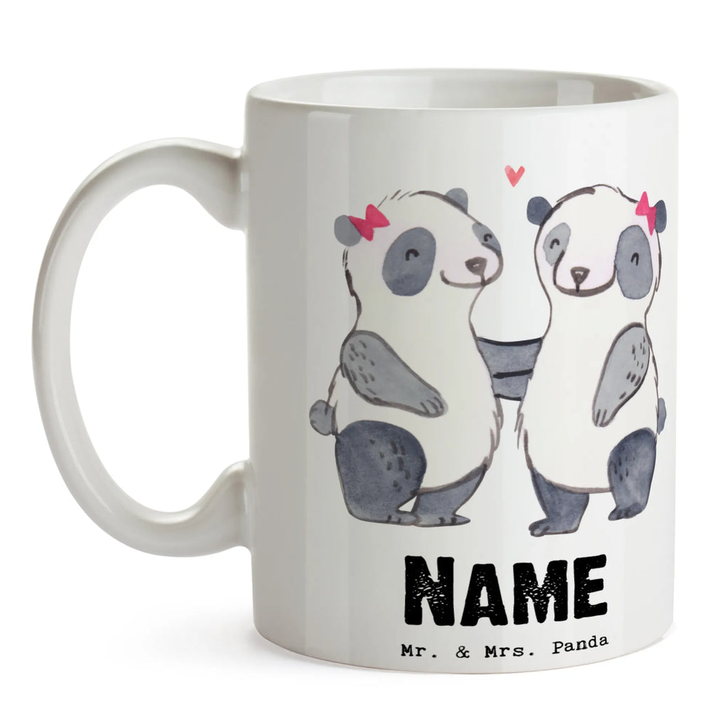 Personalised cup panda Best blood sister in the world for, thank you, gift, giving, birthday, birthday present, gift idea, souvenir, make you happy, gift tip, Sisters, Daughter, Blood Sister, Friend, Best, Family, Sister, Blood Siblings, Gift, Bae, Trifle, Love, Siblings