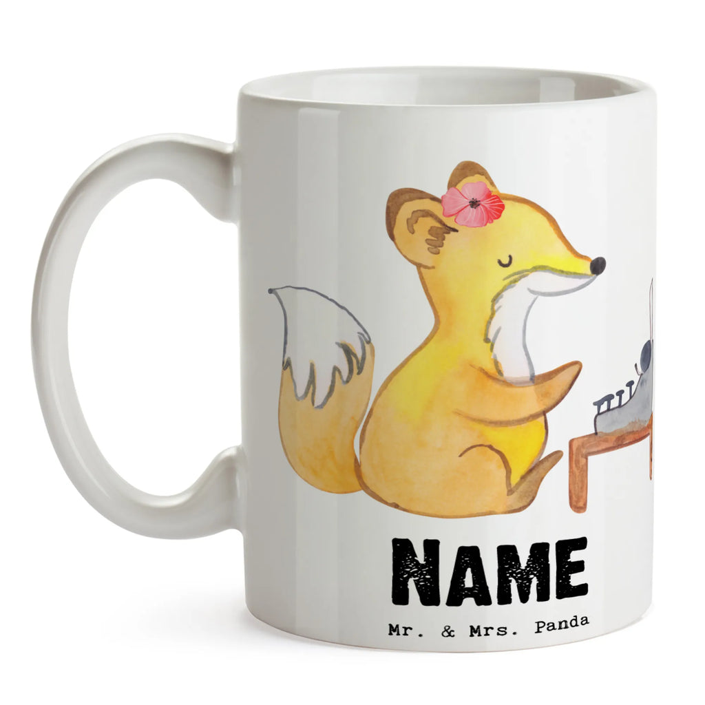 Personalisierte Tasse Fuchs Beste Kollegin der Welt Drucken, Personalisiert, Wunschname, Tasse mit Namen, Namen, Tasse, Personalisierte Tasse, Namenstasse, für, Dankeschön, Geschenk, Schenken, Geburtstag, Geburtstagsgeschenk, Geschenkidee, Danke, Bedanken, Mitbringsel, Freude machen, Geschenktipp, Arbeitskollegin, Büro, Beruf, Mitarbeiterin, Ruhestand, Abschiedsgeschenk, Freundin, Berufsgenossin, Arbeit, Kollegin