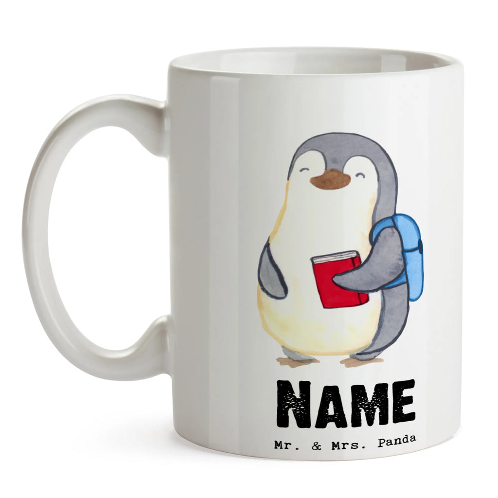 Personalisierte Tasse Pinguin Bester Enkel der Welt Tasse mit Namen, Namen, Personalisiert, Wunschname, Tasse, Drucken, Namenstasse, Personalisierte Tasse, für, Dankeschön, Geschenk, Schenken, Geburtstag, Geburtstagsgeschenk, Geschenkidee, Danke, Bedanken, Mitbringsel, Freude machen, Geschenktipp, Großsohn, Enkelkind, Opa, Oma, Kind von Sohn, Kind von Tochter, Taufe, Enkelsohn, Enkel