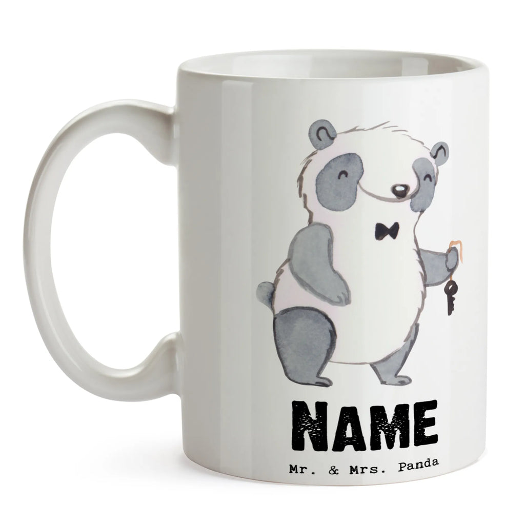 Personalised cup panda Best roommate in the world for, thank you, gift, giving, birthday, birthday present, gift idea, souvenir, make you happy, gift tip, flat share, roommate, flat share resident, Roommate