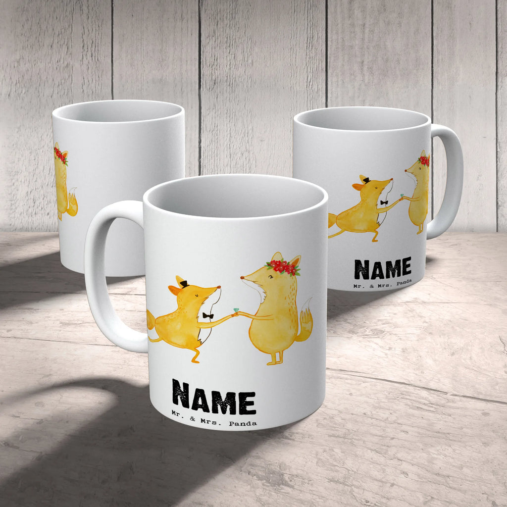 Spersonalizowany kubek lis Najlepszy narzeczony na świecie dla, Dziękuję, Prezent, Wręczyć, Urodziny, Prezent urodzinowy, Pomysł na prezent, Podziękować, Upominek, Sprawić radość, Tip na prezent