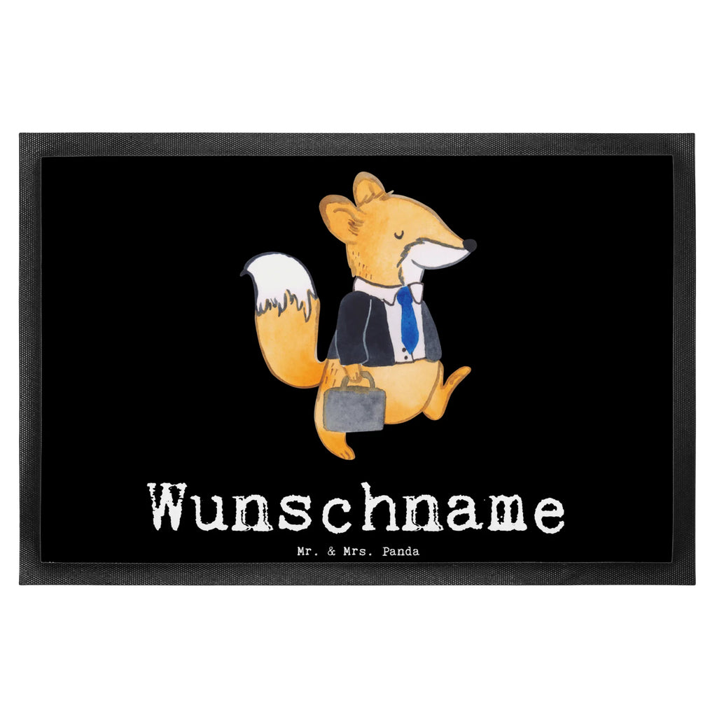 Personalized doormat Fox Best colleague in the world for, thank you, gift, giving, birthday, birthday present, gift idea, souvenir, make you happy, gift tip, work, Work colleague, profession, office, employee, fellow worker, farewell gift, colleague, retirement