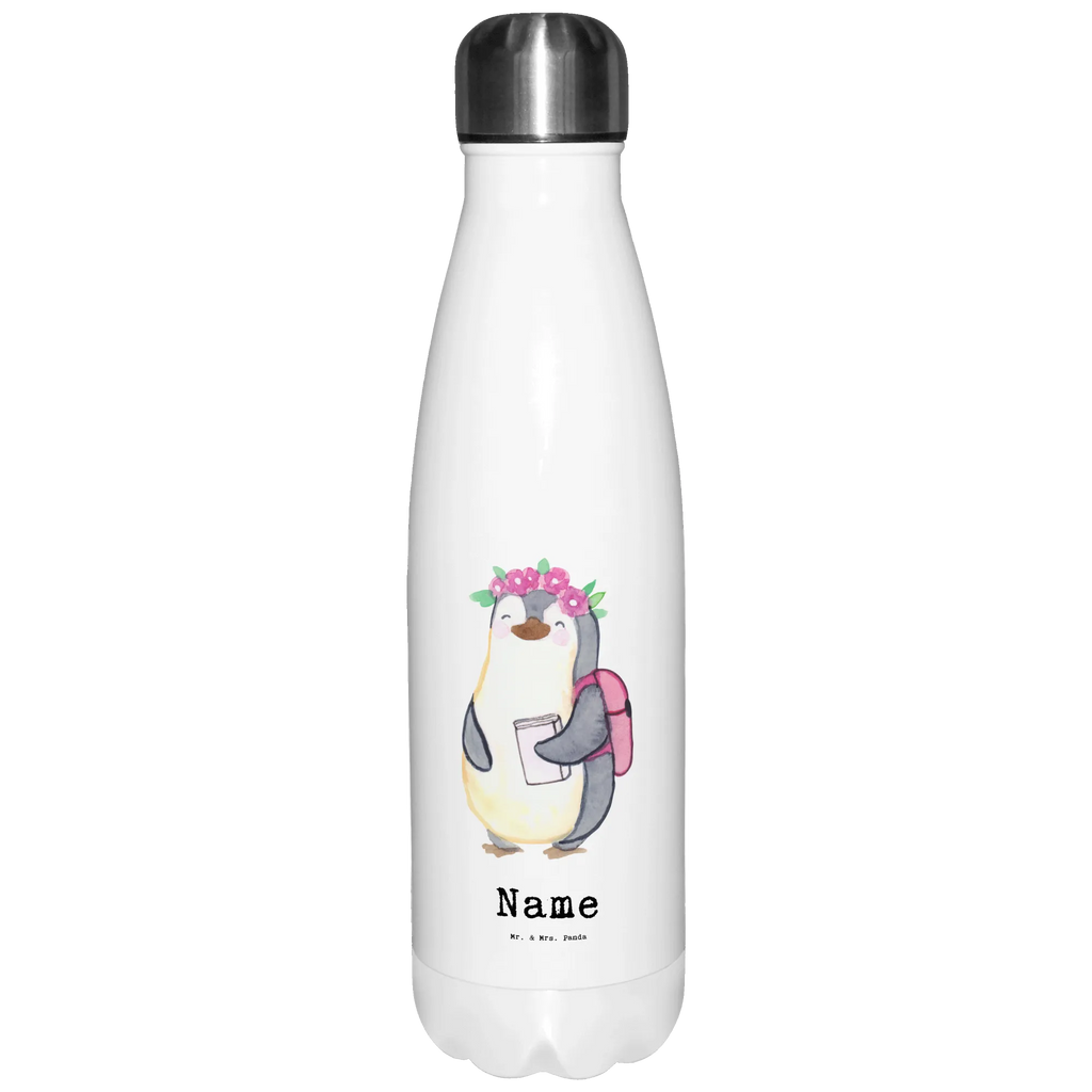Personalised insulated bottle penguin Best granddaughter in the world for, thank you, gift, giving, birthday, birthday present, gift idea, souvenir, make you happy, gift tip, grandchild, grandma, granddaughter, grandpa, child from daughter, Granddaughter, child from son, christening
