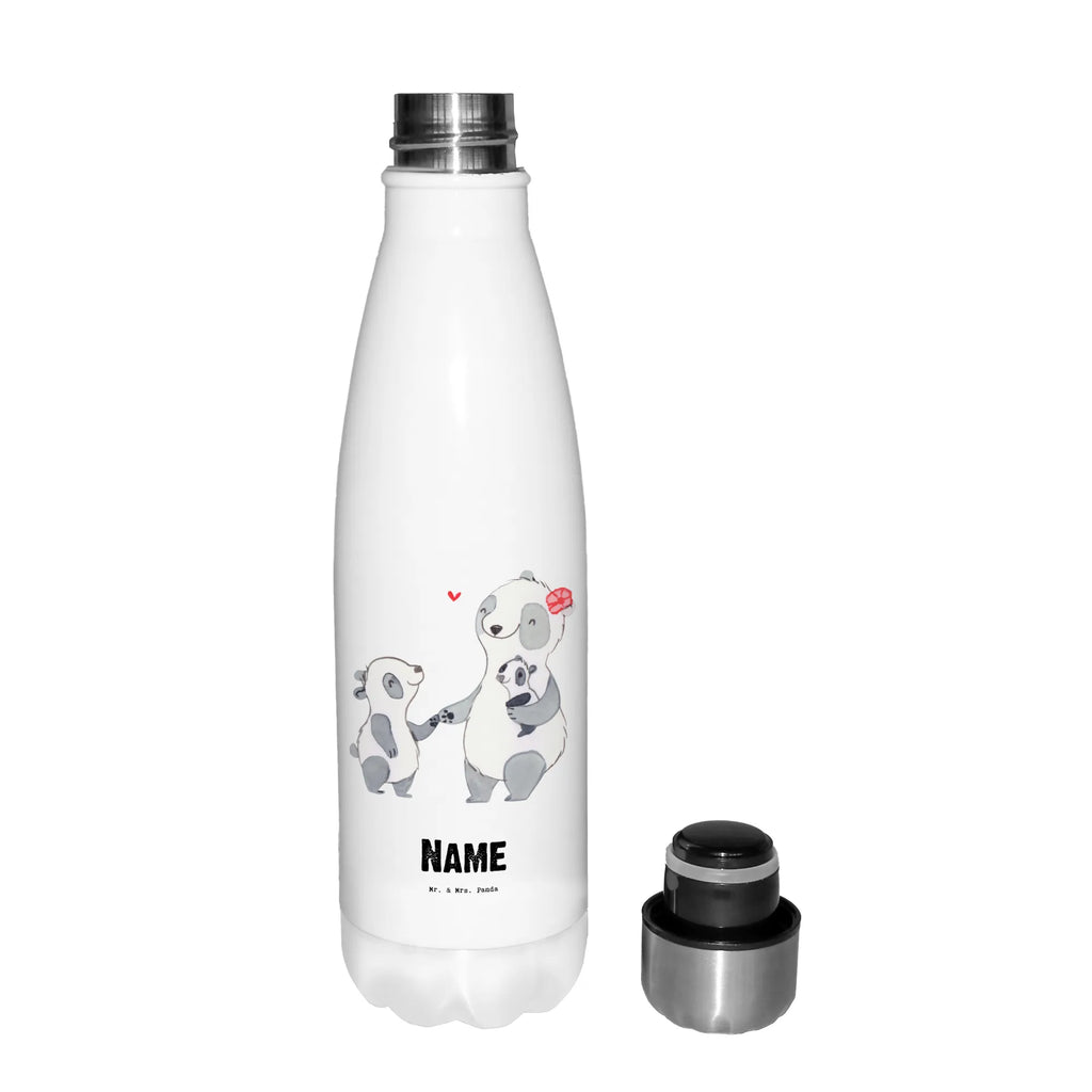 Personalised insulated bottle panda best mom in the world for, thank you, gift, giving, birthday, birthday present, gift idea, souvenir, make you happy, gift tip, Super Mom, Mother&#39;s Day, Best, Ma, Thank You, Thanks, Best Mom, Daughter, Mom, Mama, Mother, Mommy, Son, Mutti