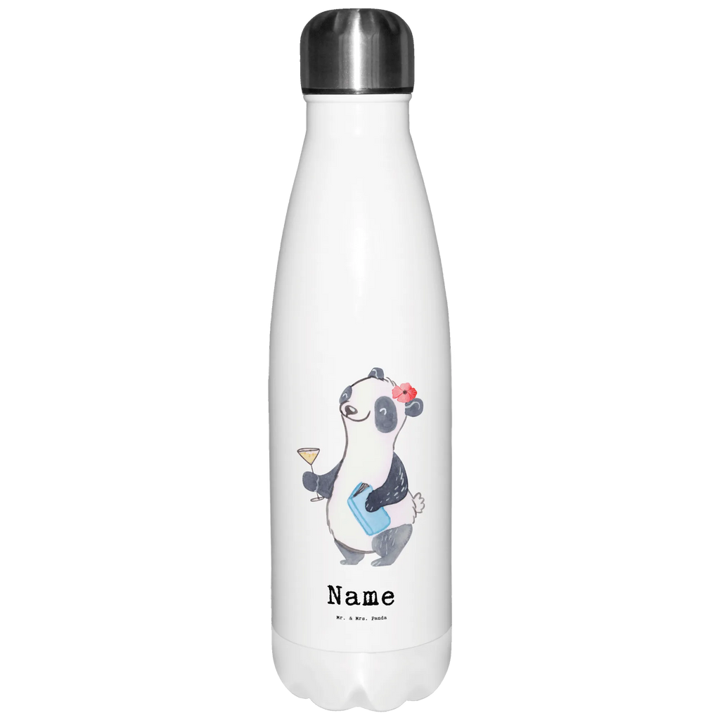 Personalised insulated bottle panda Best seatmate in the world for, thank you, gift, giving, birthday, birthday present, gift idea, souvenir, make you happy, gift tip, Seat neighbor, world&#39;s best seat neighbor, chair neighbor, school, college, fellow student, neighbor, best seat neighbor in the world, seminar, university, table neighbor, classmate
